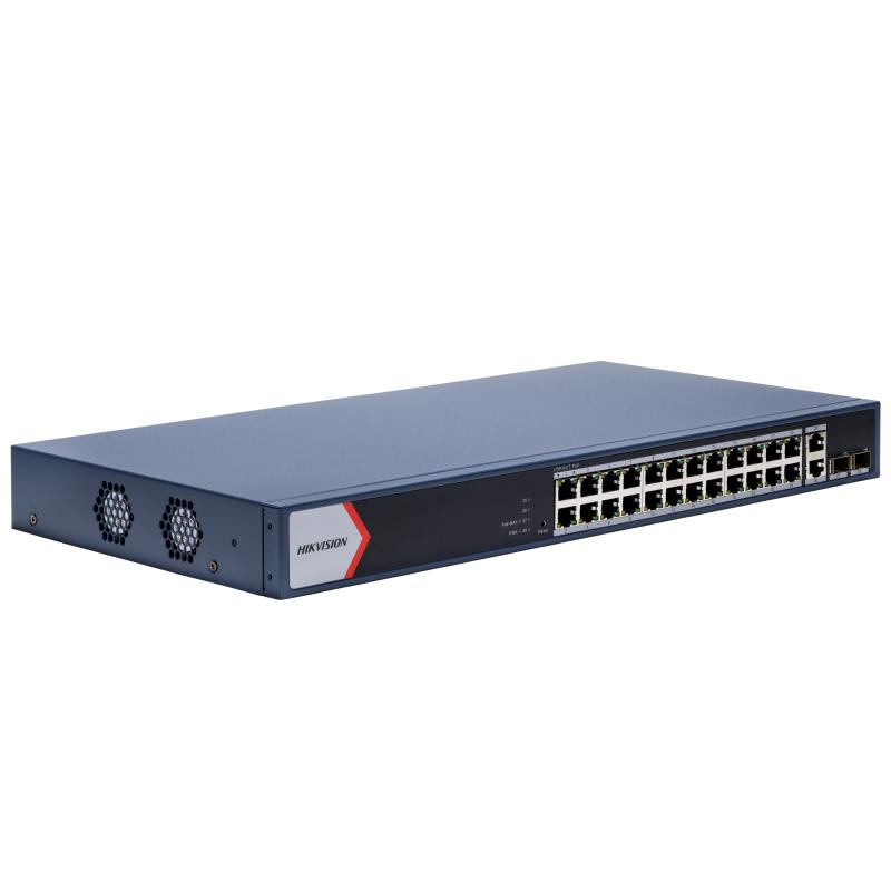 Switch PoE Hikvision DS-3E1528P-EI 24 puertos gigabit 370W Smart