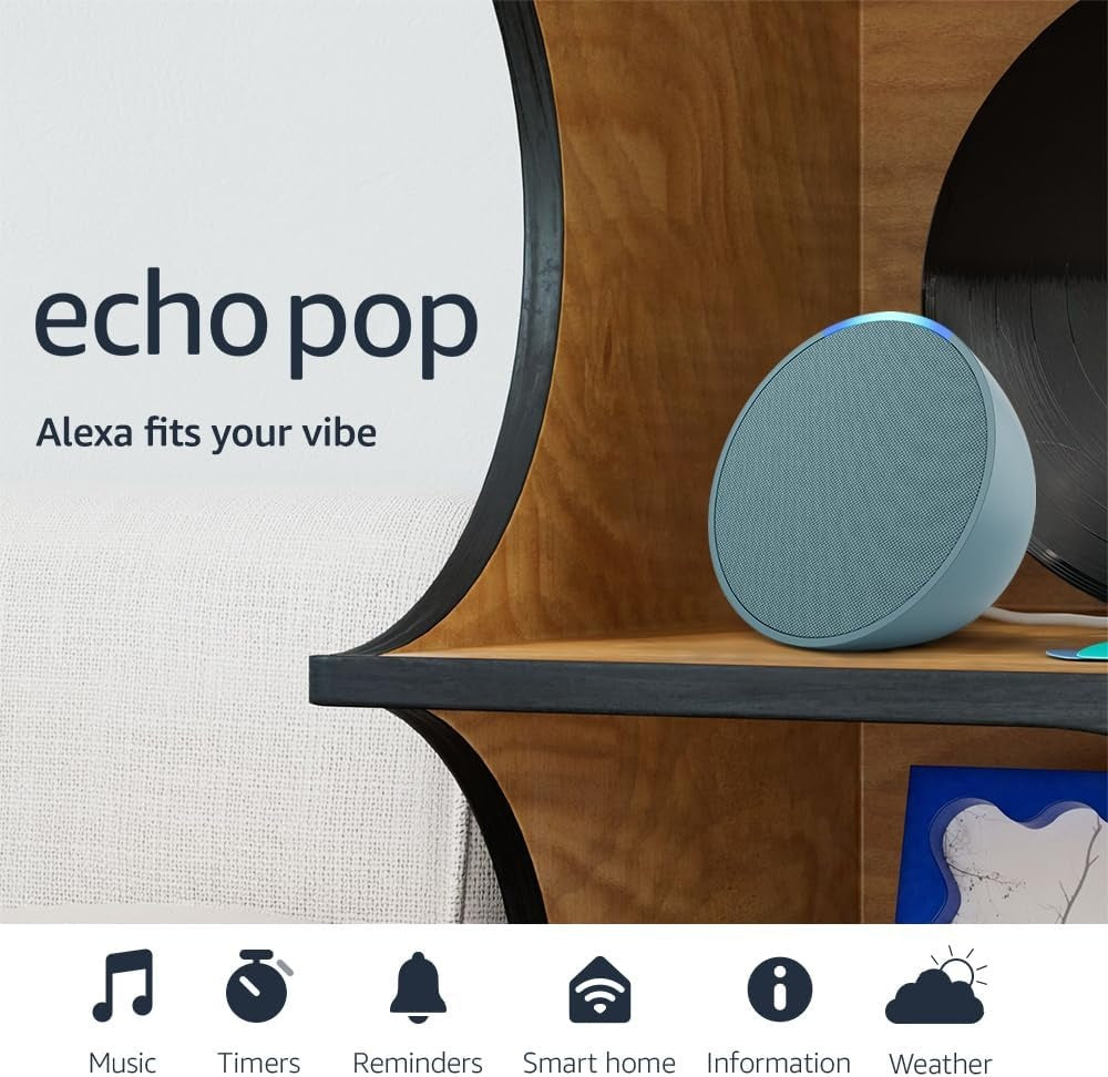 Parlante inteligente Amazon Echo Pop verde