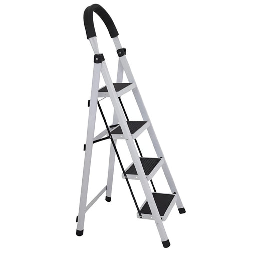 Escalera 4 escalones negra / blanca