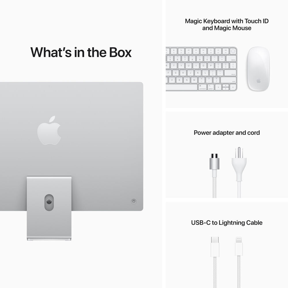 Equipo All in One Apple iMac M1 8-core, 8GB, 256GB SSD, 24 4.5K, Español