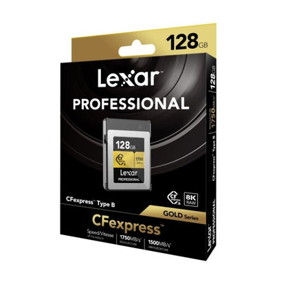 Memoria CFexpress Lexar Pro 128GB Tipo B Gold Series