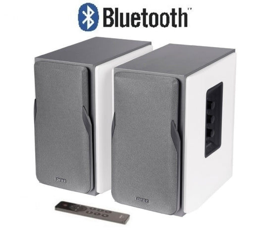 Parlantes Edifier 2.0 R1380DB bluetooth white silver
