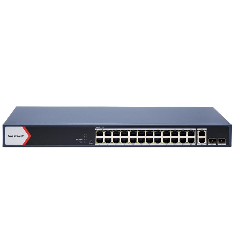 Switch PoE Hikvision DS-3E1528P-EI 24 puertos gigabit 370W Smart