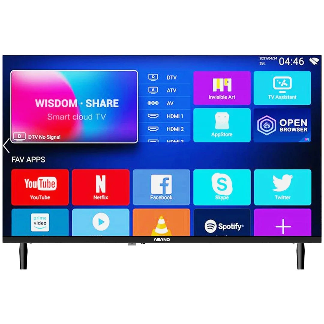 TV LED Asano 32'' HD sin bordes SMART - Tecatech-uy
