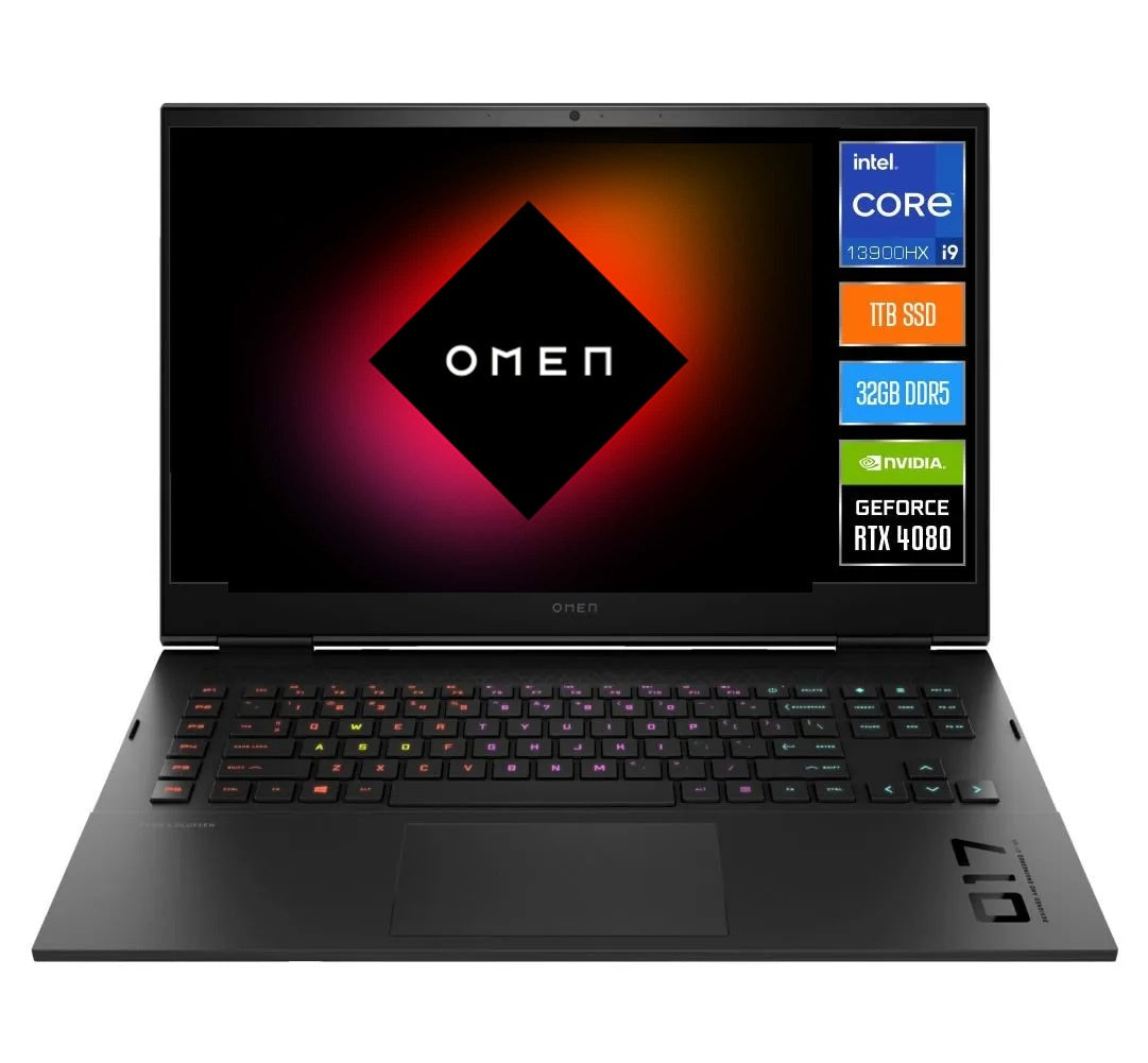 Notebook Gamer HP Core i9 5.4Ghz, 32GB, 1TB SSD, 17.3'' QHD, RTX 4080 12GB