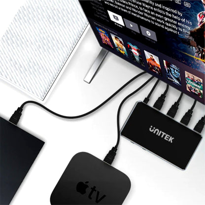 Switch Unitek HDMI 4K de 3 puertos con Control