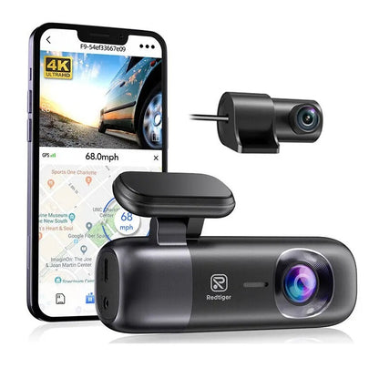 Dashcam Redtiger F9 Dual 4K Frontal 1080P Trasera WiFi GPS