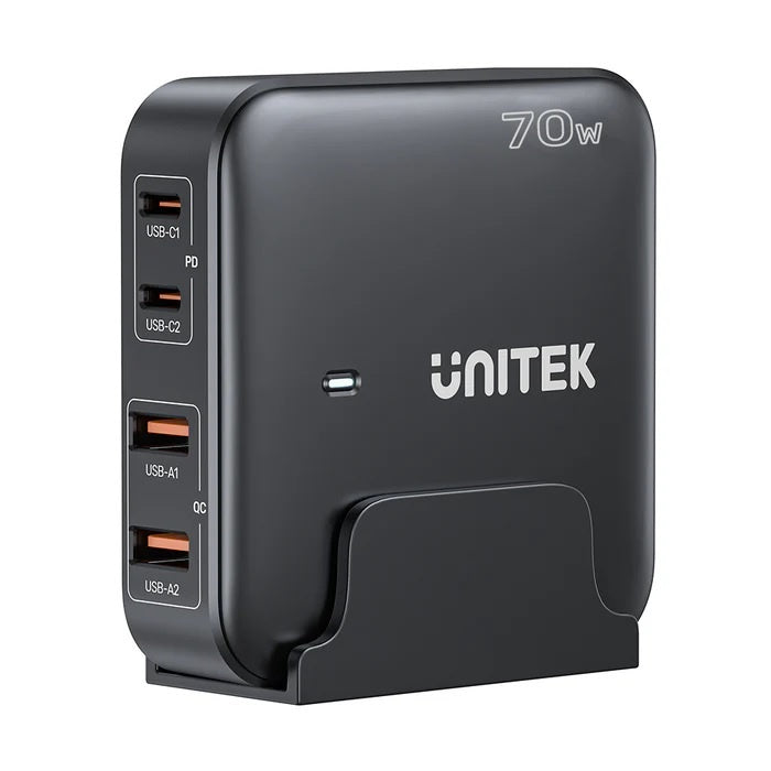 Cargador GaN Unitek de escritorio 70w