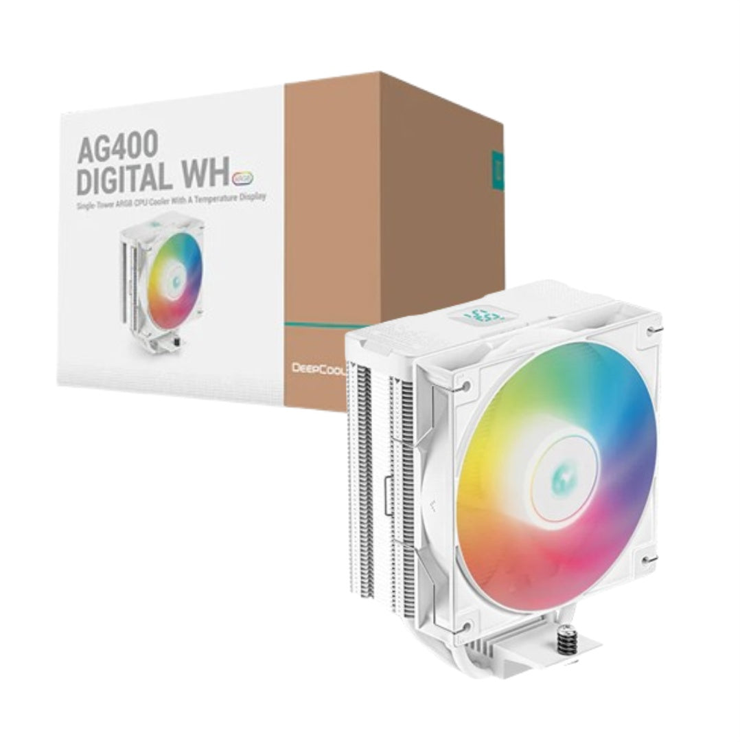 Cooler Deepcool AG400 Digital Blanco ARGB