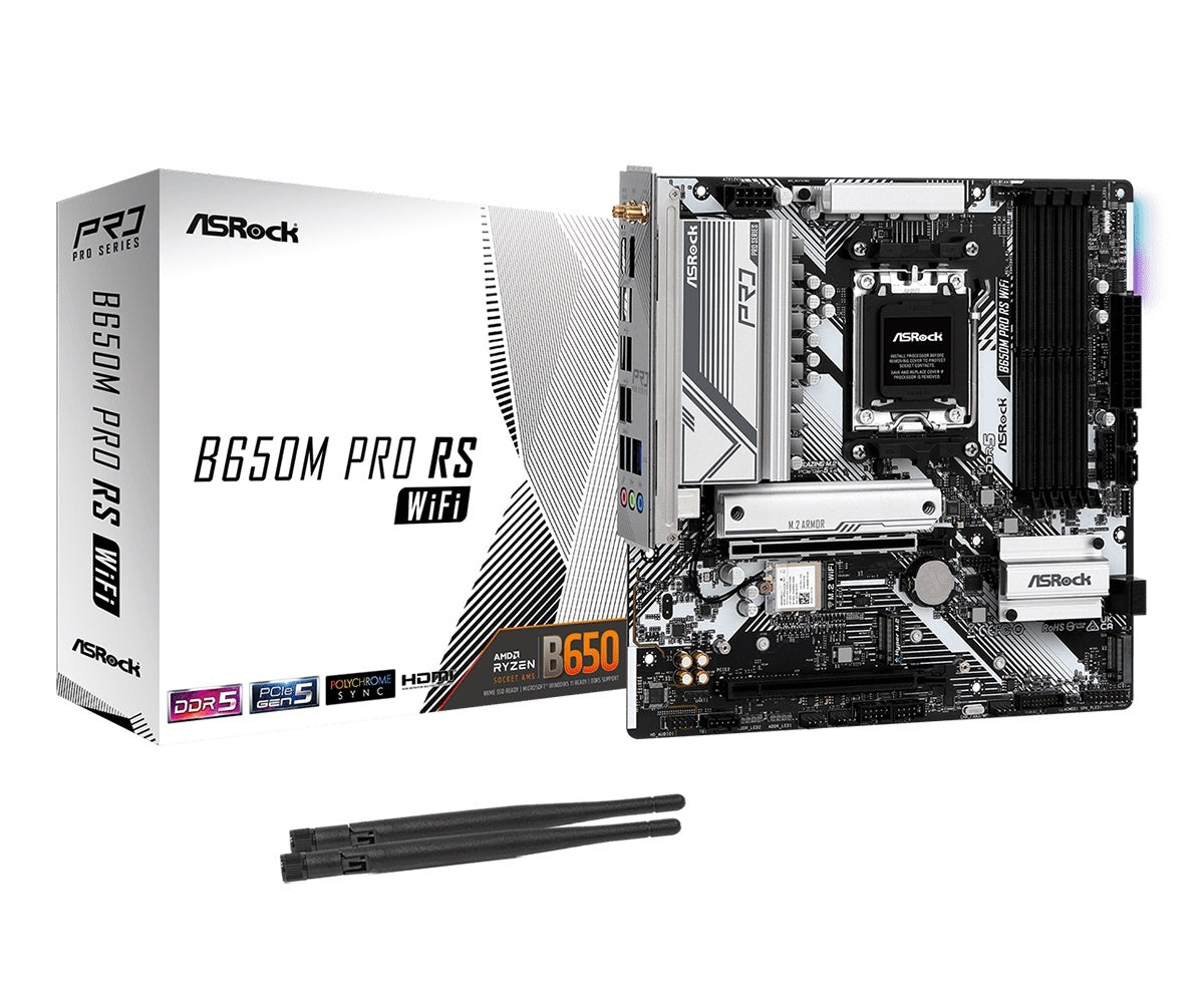 Mother Asrock B650M Pro RS AM5 Wi-Fi 6E