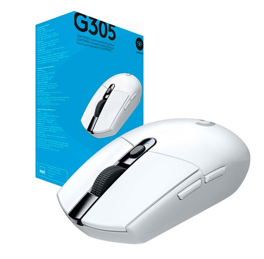 Mouse Logitech G305 gaming inalambrico blanco