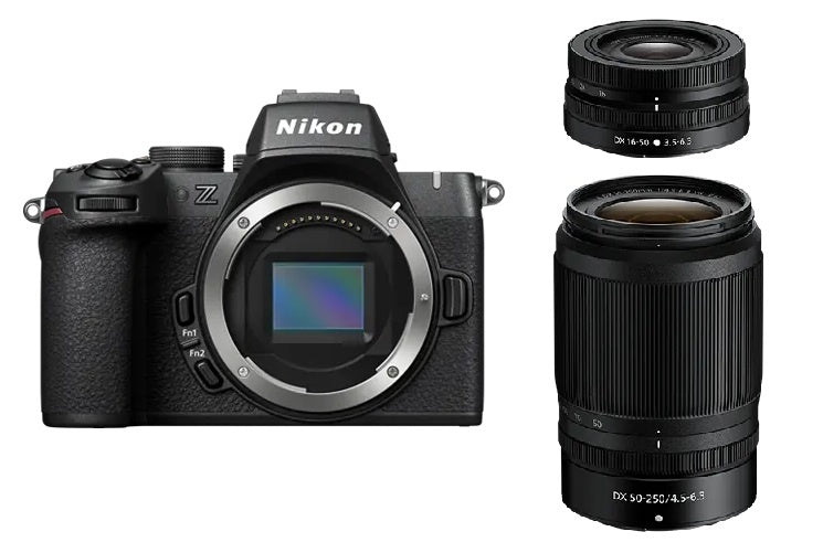 Camara Nikon Z50 II Mirrorless + 16-50mm + 50-250mm