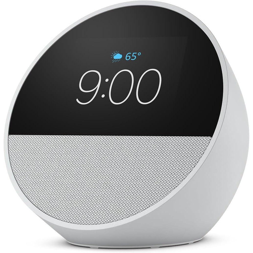 Parlante inteligente y Reloj Amazon Echo Spot blanco