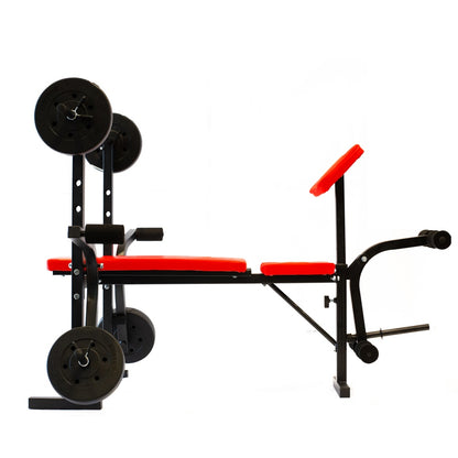 Banco multifunción Randers c/barra + 30kg