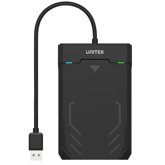 Gabinete Externo Unitek USB-A para disco 2.5 SATA III