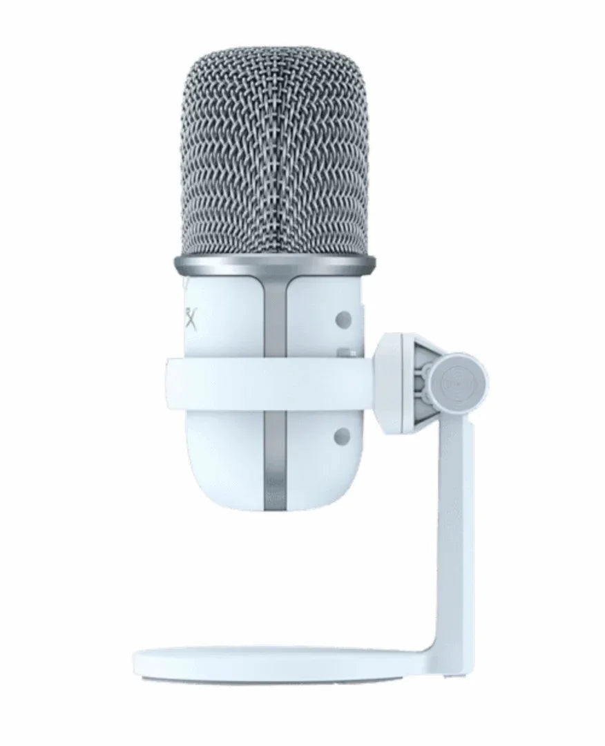 Microfono HyperX Solocast USB blanco - Tecatech-uy