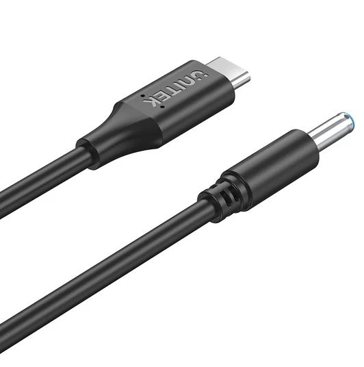 Cable de carga Unitek USB-C para Laptops HP 65w