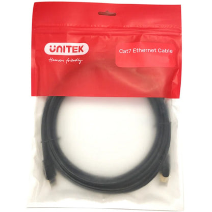 Cable Patchcord Unitek 3m Cat 7 negro