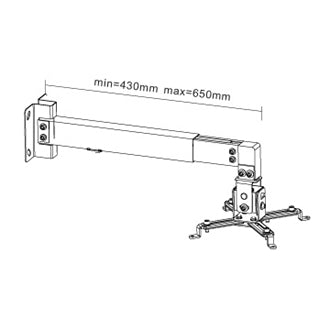 Soporte de pared para proyector