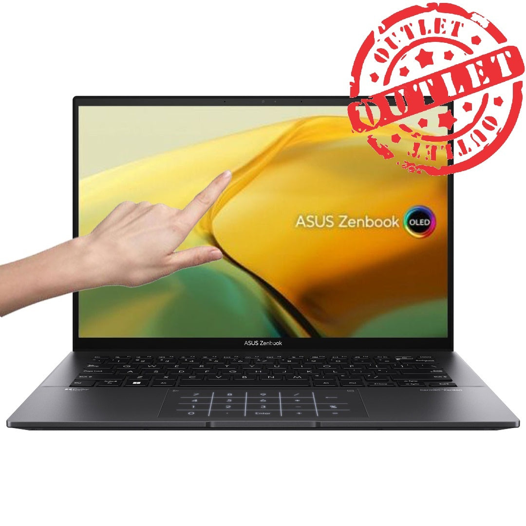 Notebook Asus Zenbook Ryzen 5 4.3Ghz, 8GB, 256GB SSD, 14 2.8K OLED Touch (con detalles)