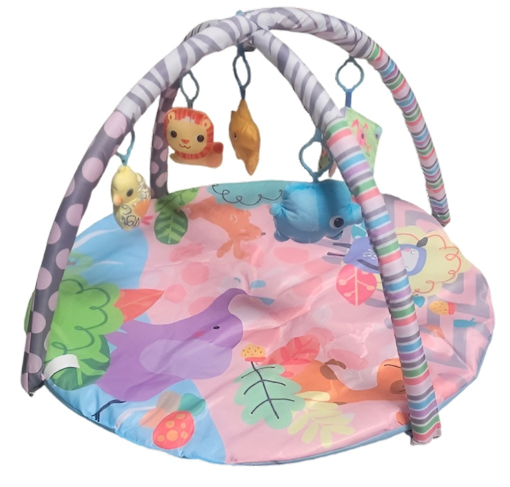 Gimnasio para bebe redondo Tinok Rosa