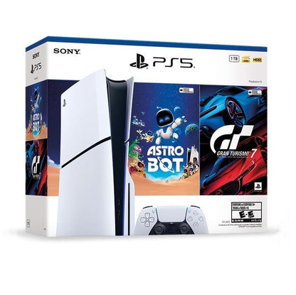 Consola Sony PlayStation 5 Slim + Astro Bot y GT7