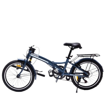 Bicicleta plegable 7 velocidades rodado 20 azul