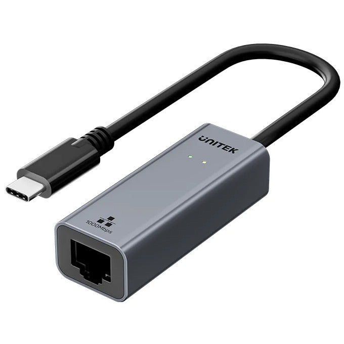Adaptador Unitek USB-C a Gigabit Ethernet 5Gbps