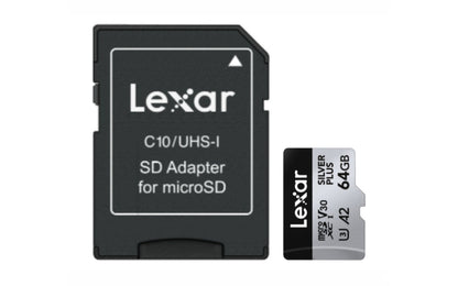 Memoria microSDXC Lexar Pro 64GB Silver Plus