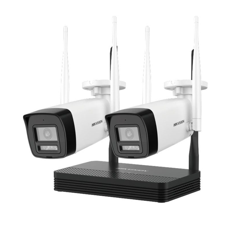 Hikvision Easy Link Wi-Fi Kit NVS + 2 camaras bullet 4MP
