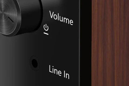 Parlante Genius SW-2.1 350 madera - Tecatech-uy