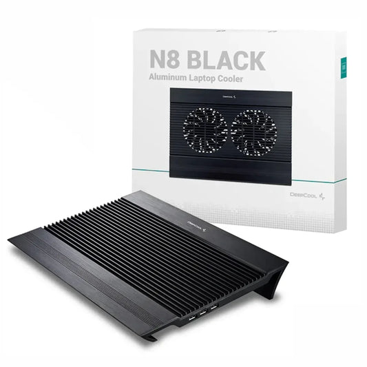 Bandeja notebook Deepcool N8 negra - Tecatech-uy