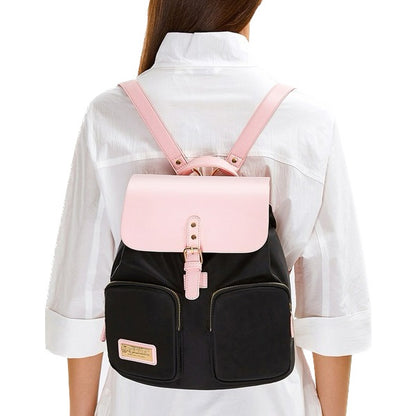 Mochila Gaston Luga Pärlan Negro/Rosado