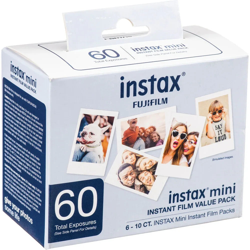 Papel Fujifilm INSTAX Mini Instant Film x 60 - Tecatech-uy