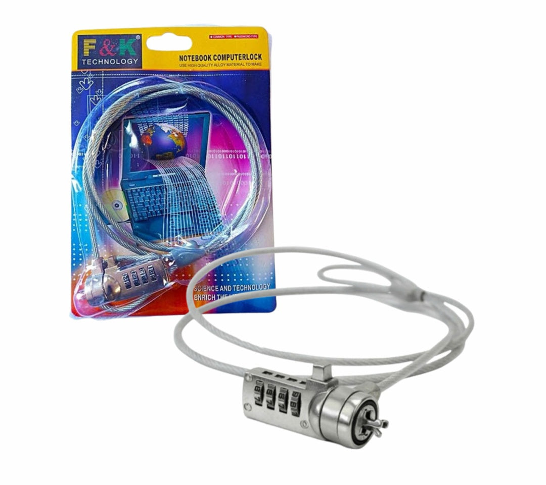 Cable de seguridad para notebook c/ contraseña