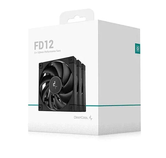 Fans Deepcool FD12 Negros 3 en 1 - Tecatech-uy