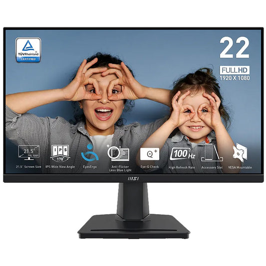 Monitor Gamer MSI IPS 22 FHD 100Hz 1ms