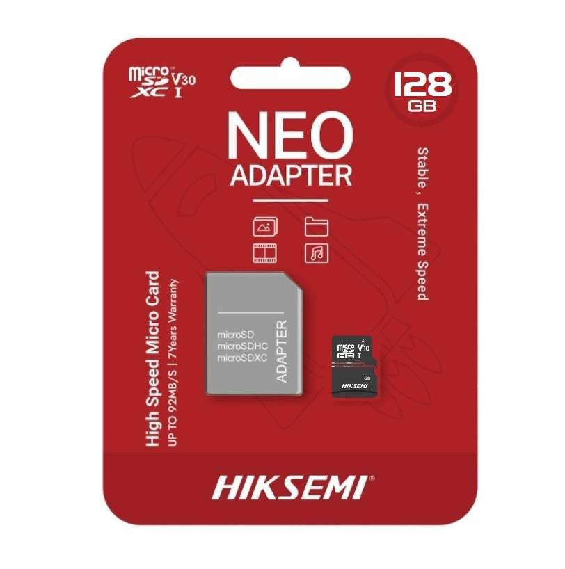 Memoria MicroSD Hiksemi HS-TF-NEO 128GB Clase 10