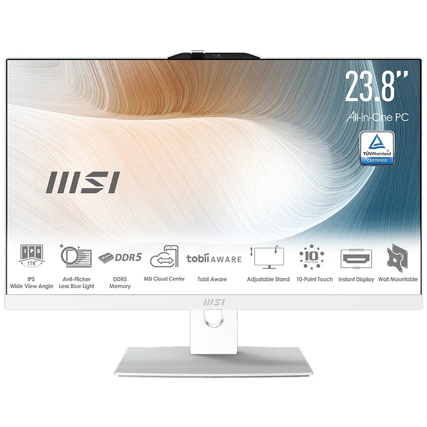 Equipo All in One MSI Core 7 150U 5.4Ghz, 32GB, 1TB SSD, 24 FHD Touch - Tecatech-uy
