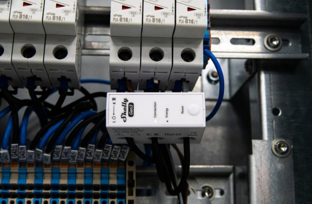 Medidor trifasico Shelly 3EM-63W GEN3 Wi-fi