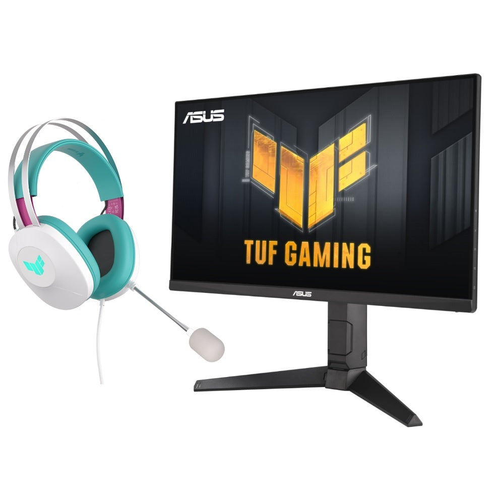 Combo Audífonos Asus TUF H1 Gen II + Monitor 23.8 180Hz Gaming