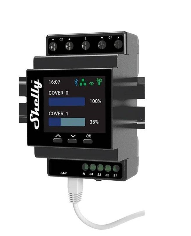 Pro Dual Cover PM Wi-fi DIN para persianas