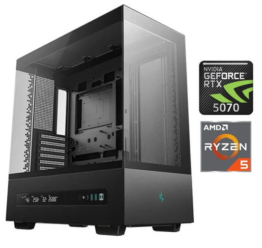 Equipo Gamer Ryzen 5 7600X, 16GB, 1TB NVMe, RTX 5070 12GB - Tecatech-uy