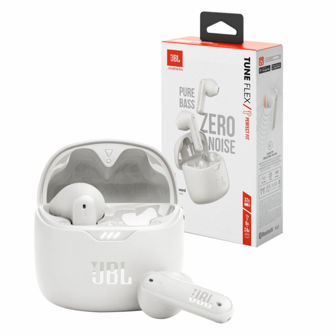 Auricular JBL Tune Flex blanco Bluetooth