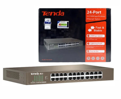 Switch Tenda 24 puertos gigabit - Tecatech-uy