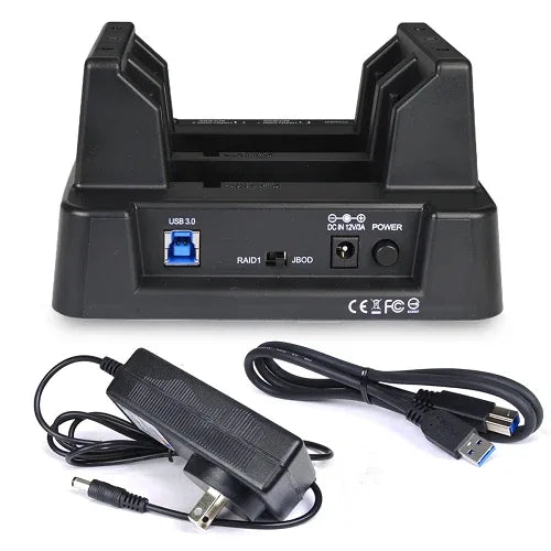 Duplicador y adaptador de discos SATA 2.5'' / 3.5'' a USB 3.0 - Tecatech-uy
