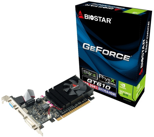 Tarjeta Video Biostar GT610 2GB