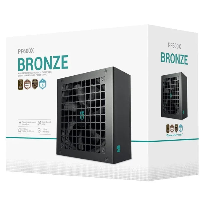 Fuente Deepcool PF600X 80 Plus Bronze - Tecatech-uy