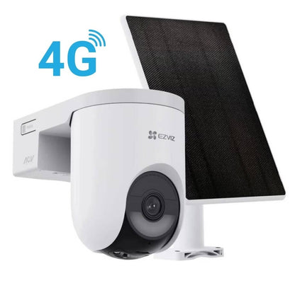 Camara Wifi 6+4G Ezviz HB8 Lite 4MP 2K + Panel solar
