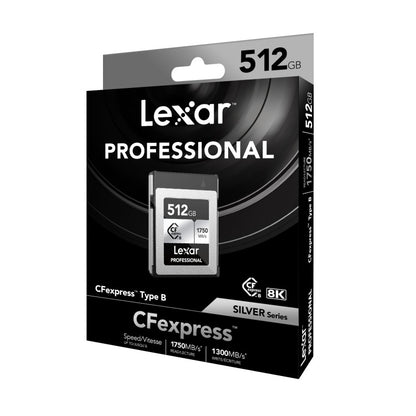 Memoria CFexpress Lexar Pro 512GB Tipo B Silver Series